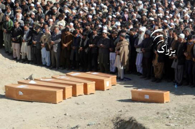 Bodies of 12 Afghan  Migrants Arrive in Kabul